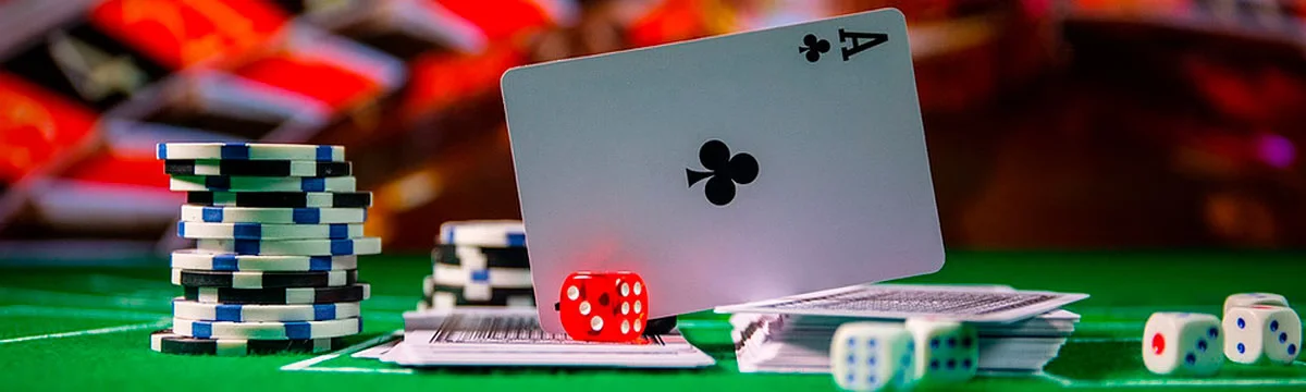 Professional casino environment featuring a live dealer at a roulette table